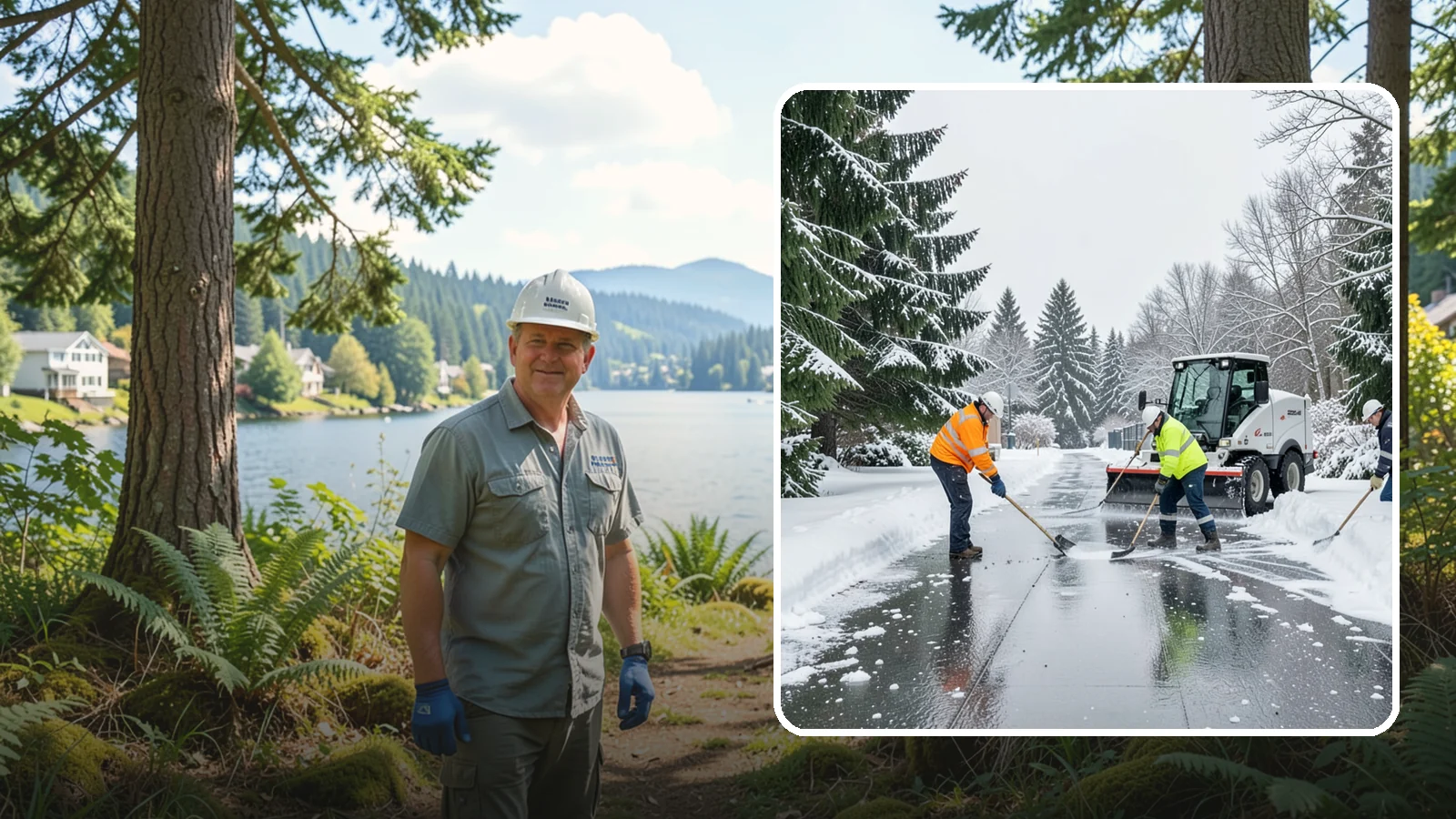 Ice Management Services in Milton, King County, WA - Comprehensive ice management keeps Western Washington properties safe through the freeze-thaw cycles that define our maritime...