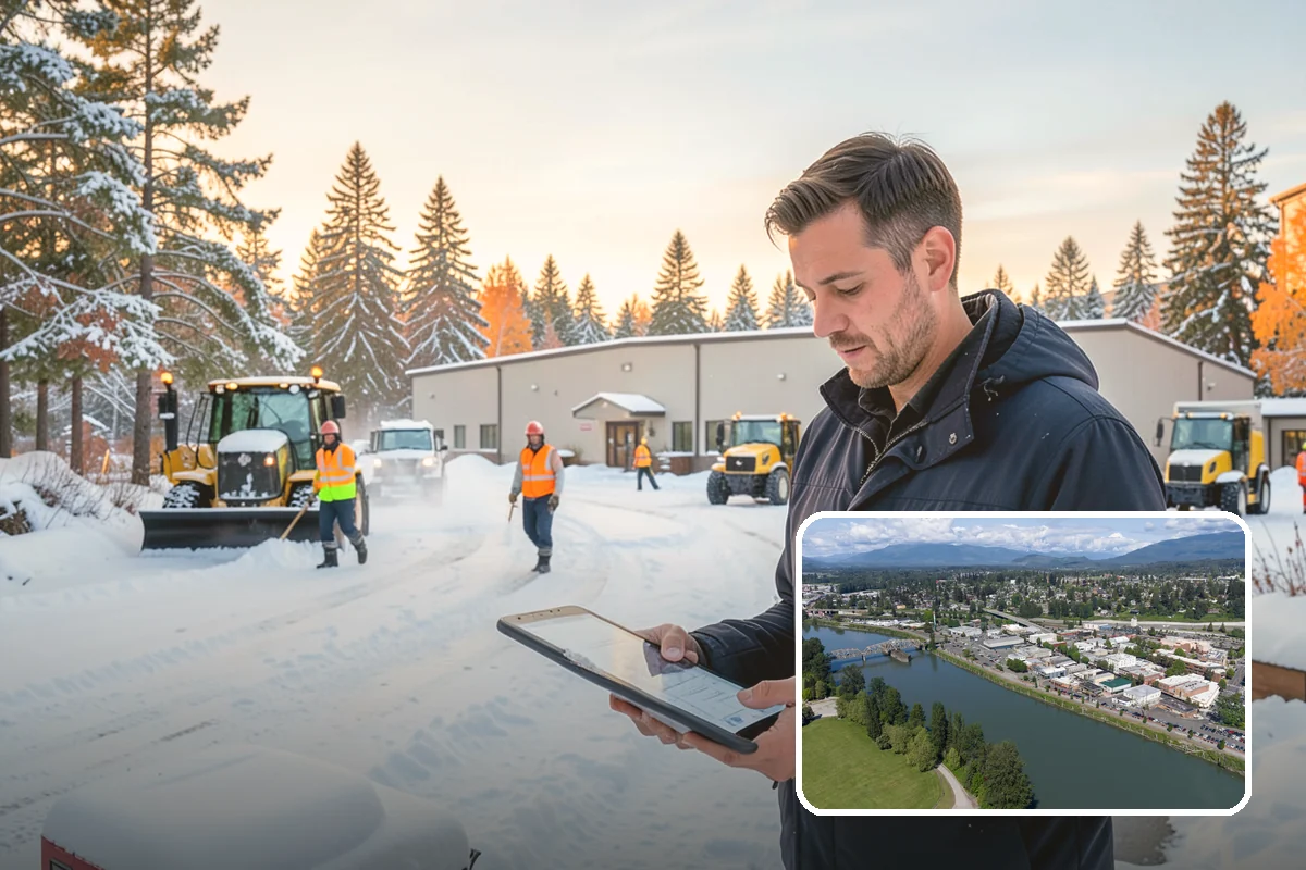 Ice Management Services in Mount Vernon, Skagit County, WA - Prevents the overnight refreeze that causes most Puget Sound slip-and-fall claims