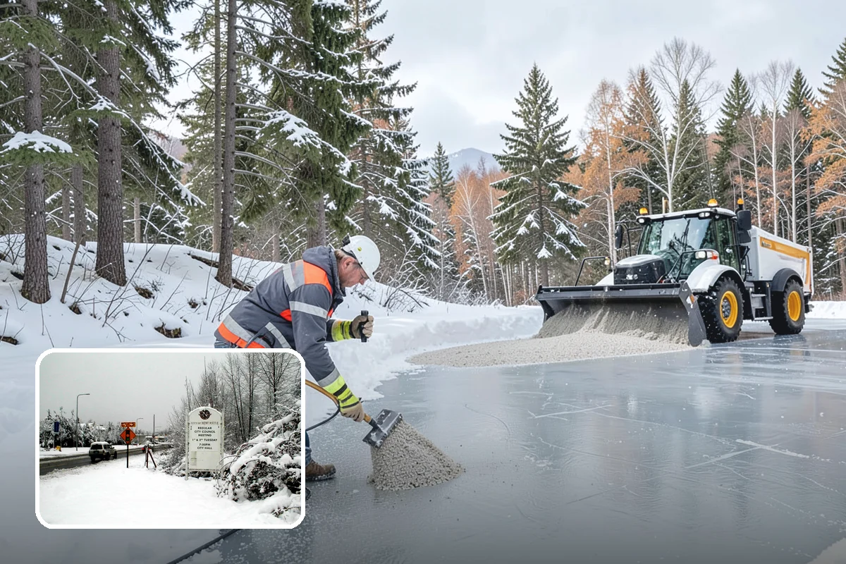 Ice Management Services in Newcastle, King County, WA - Prevents the overnight refreeze that causes most Puget Sound slip-and-fall claims