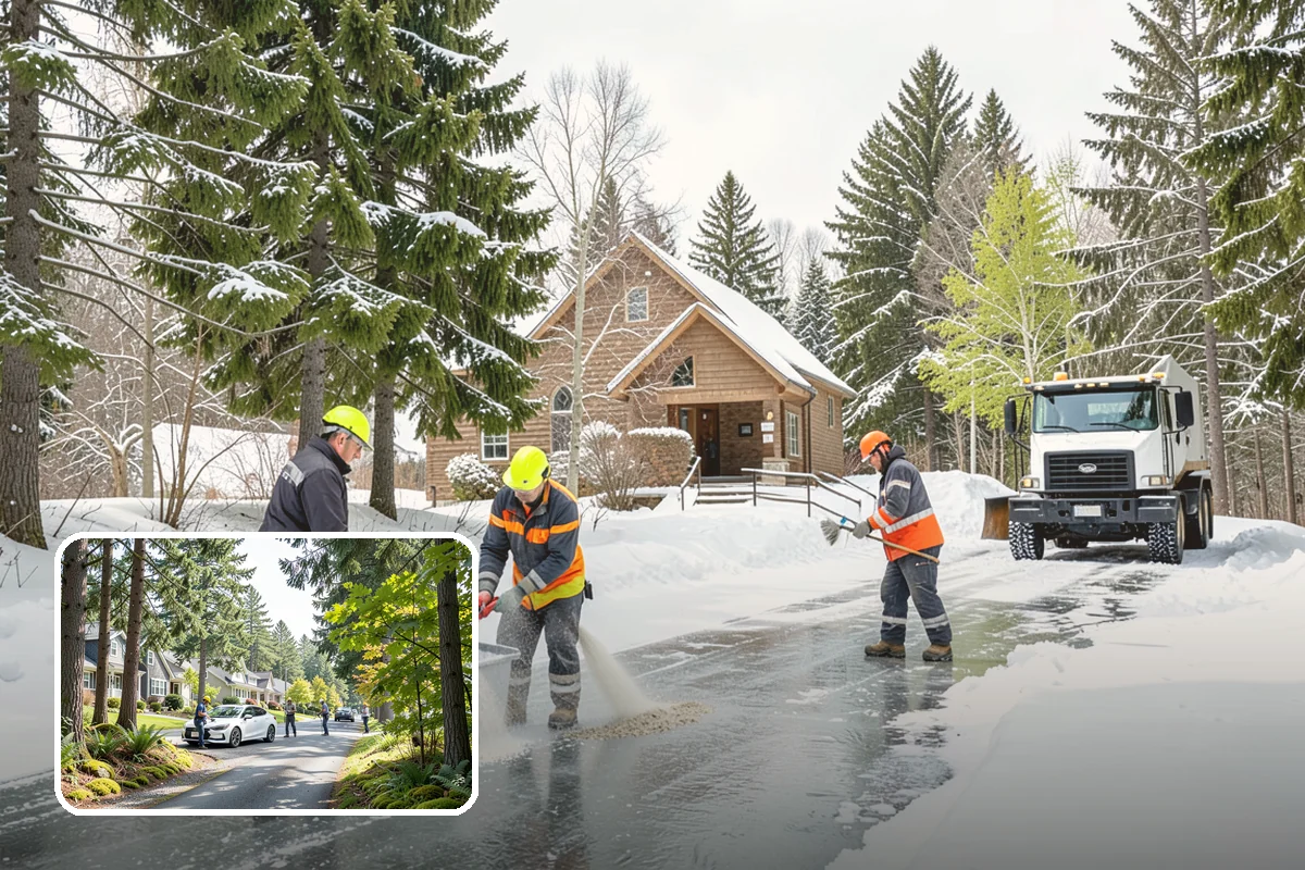 Ice Management Services in Normandy Park, King County, WA - Prevents the overnight refreeze that causes most Puget Sound slip-and-fall claims
