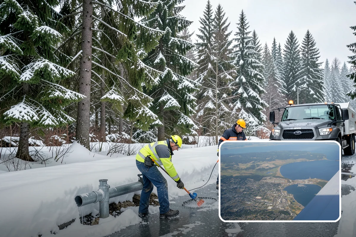 Ice Management Services in Oak Harbor, Island County, WA - Prevents the overnight refreeze that causes most Puget Sound slip-and-fall claims