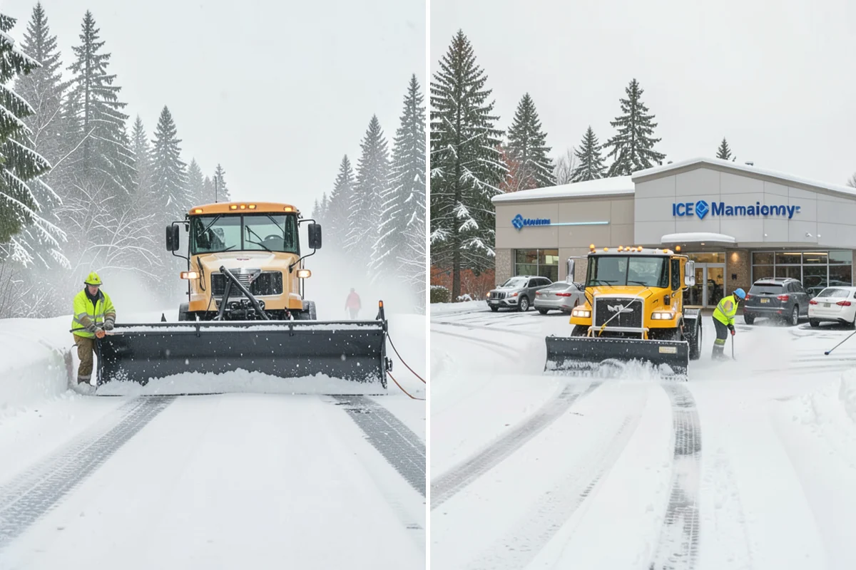 Ice Management Services in Oak Harbor, Island County, WA - Assess the property for shade, drainage, and cold-air pooling zones