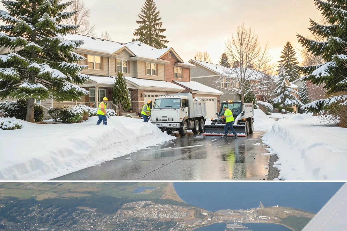 Ice Management Services in Oak Harbor, Island County, WA - Ice management runs from late October through March in Western Washington, with the highest demand during Arctic outflow events...