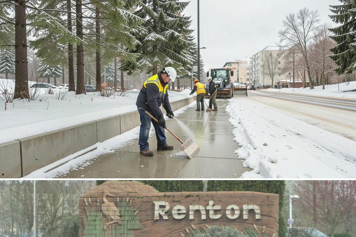 Ice Management Services in Renton, King County, WA - Ice management runs from late October through March in Western Washington, with the highest demand during Arctic outflow events...
