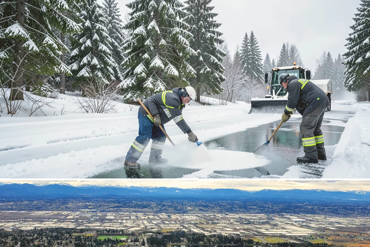 Ice Management Services in SeaTac, King County, WA - Ice management runs from late October through March in Western Washington, with the highest demand during Arctic outflow events...