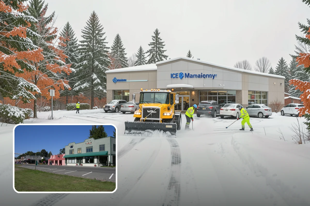 Ice Management Services in Snoqualmie, King County, WA - Prevents the overnight refreeze that causes most Puget Sound slip-and-fall claims