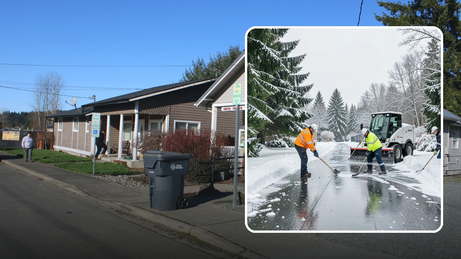 Ice Management Services in South Prairie, Pierce County, WA - Comprehensive ice management keeps Western Washington properties safe through the freeze-thaw cycles that define our maritime...