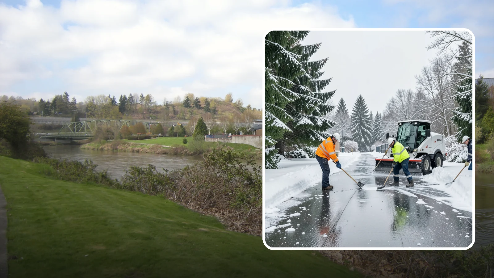 Ice Management Services in Tukwila, King County, WA - Comprehensive ice management keeps Western Washington properties safe through the freeze-thaw cycles that define our maritime...