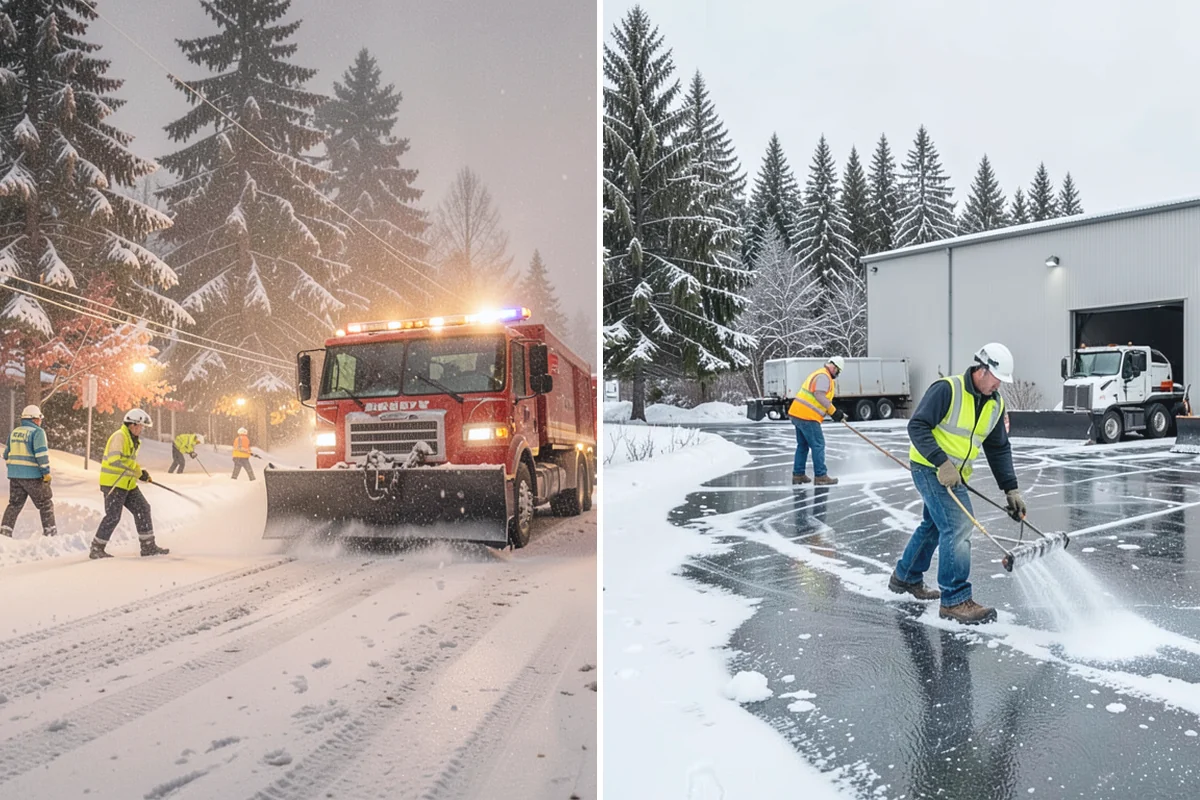 Ice Management Services in Wilkeson, Pierce County, WA - Assess the property for shade, drainage, and cold-air pooling zones