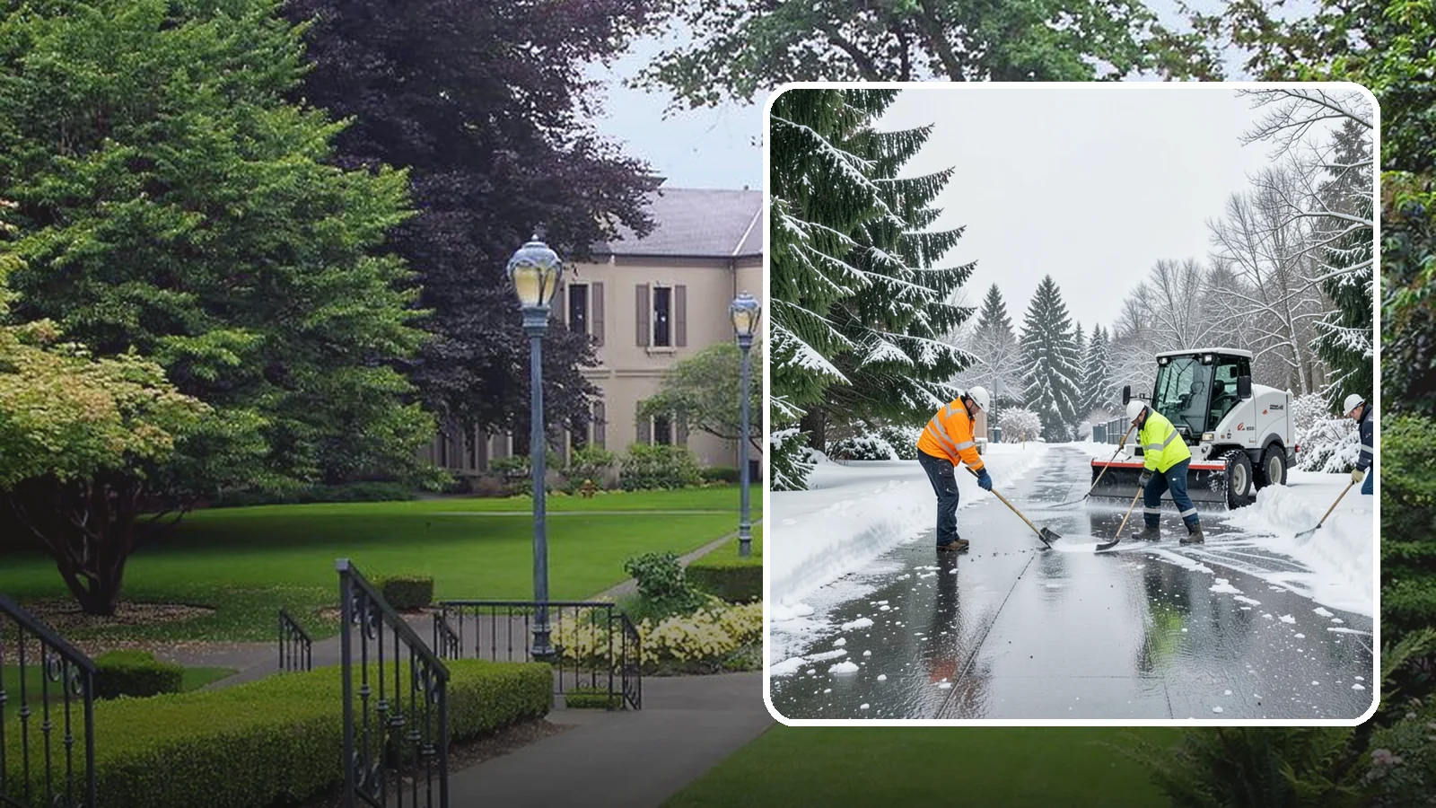 Ice Management Services in Woodinville, King County, WA - Comprehensive ice management keeps Western Washington properties safe through the freeze-thaw cycles that define our maritime...