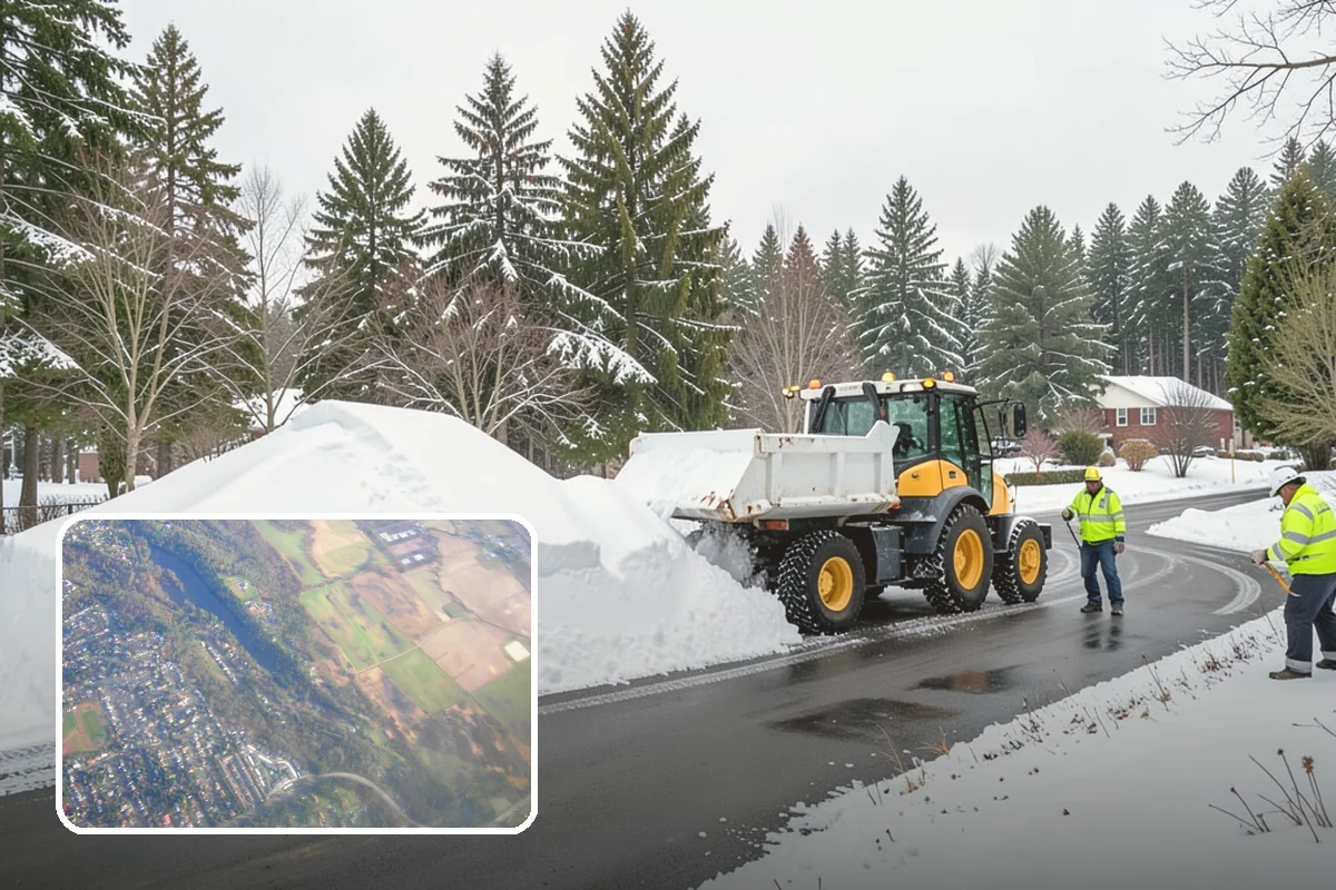 Ice Melt Application in Algona, King County, WA - Faster contact melt than plain rock salt