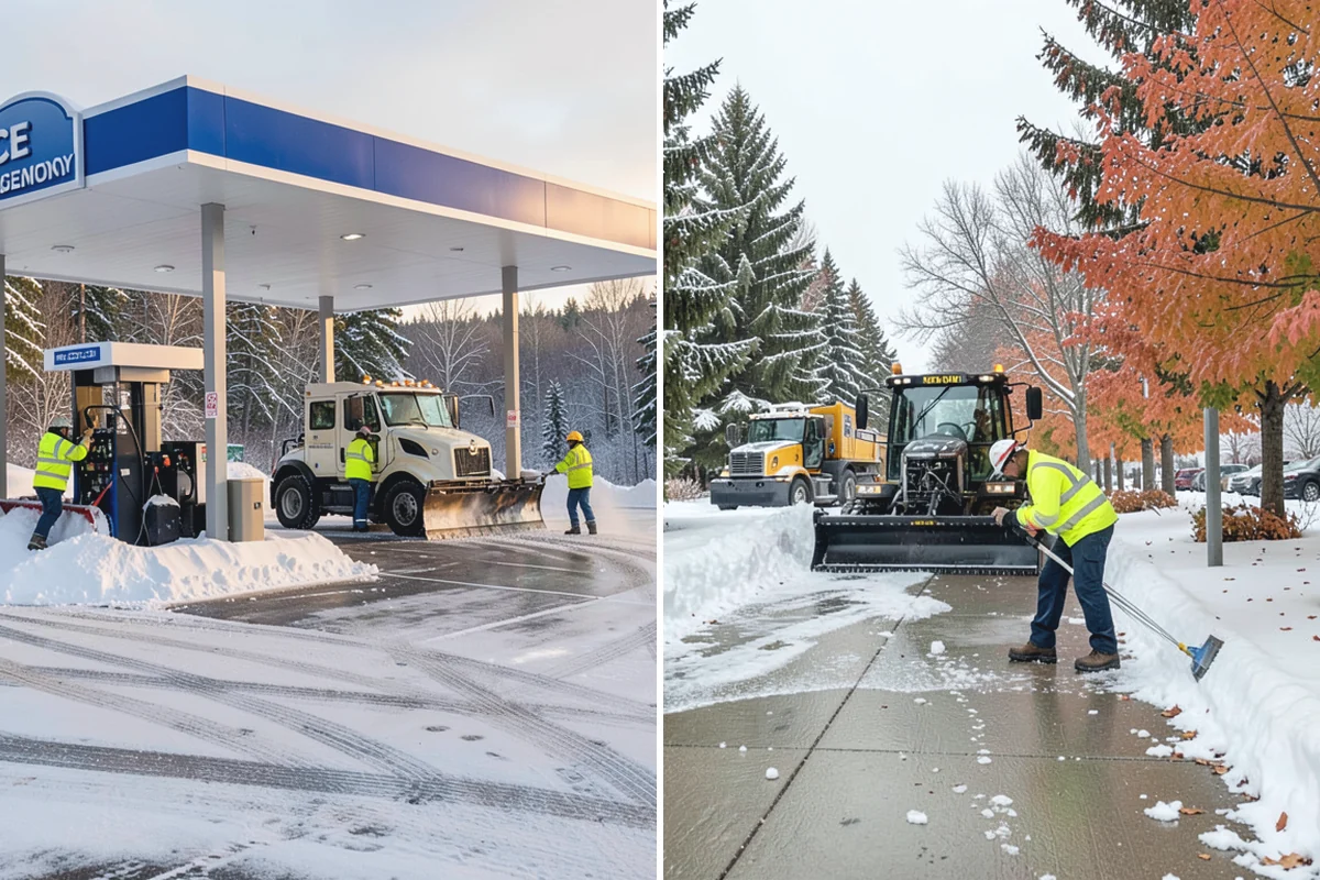 Ice Melt Application in Bonney Lake, Pierce County, WA - Match the ice melt blend to the expected overnight low