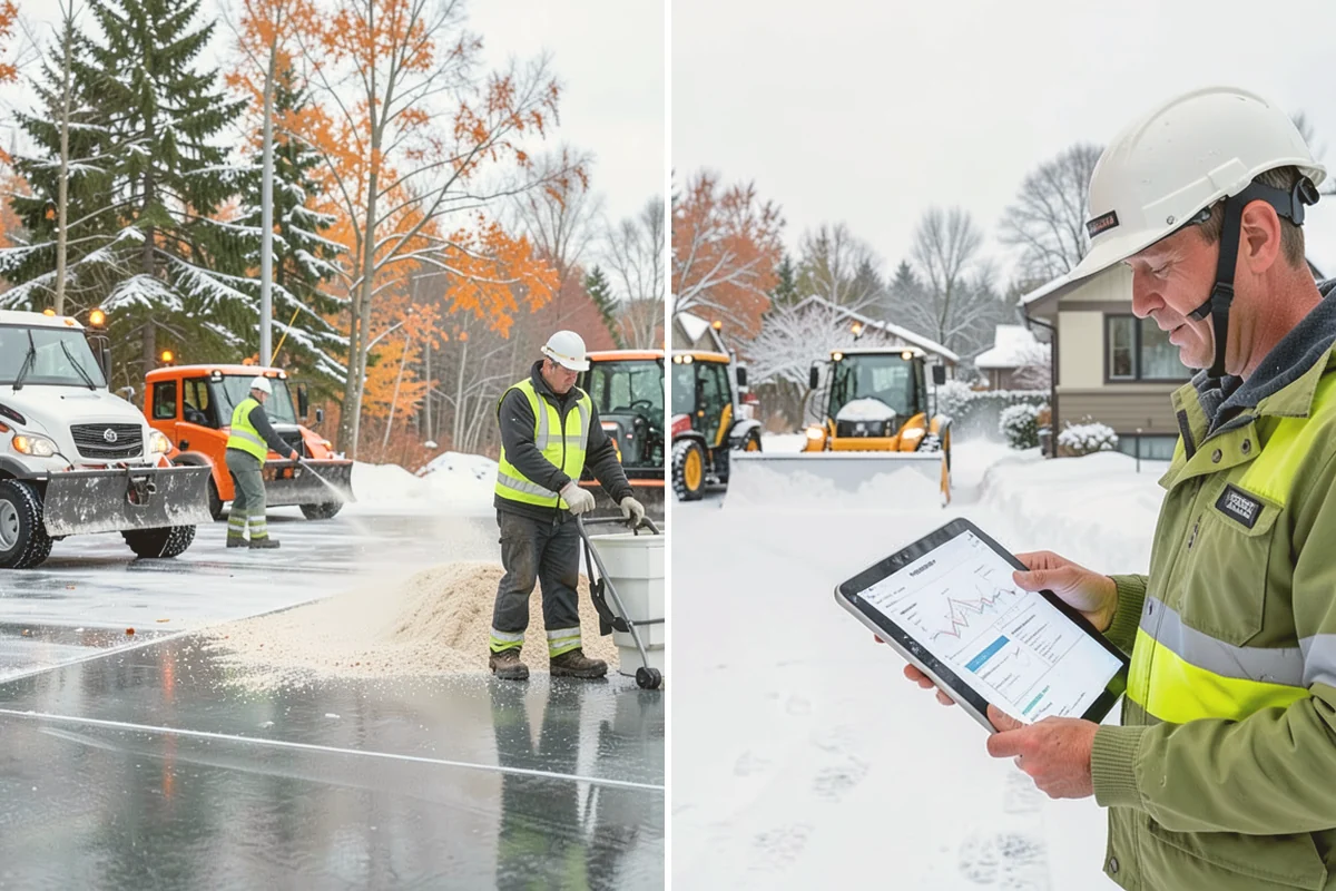 Ice Melt Application in Brier, Snohomish County, WA - Match the ice melt blend to the expected overnight low
