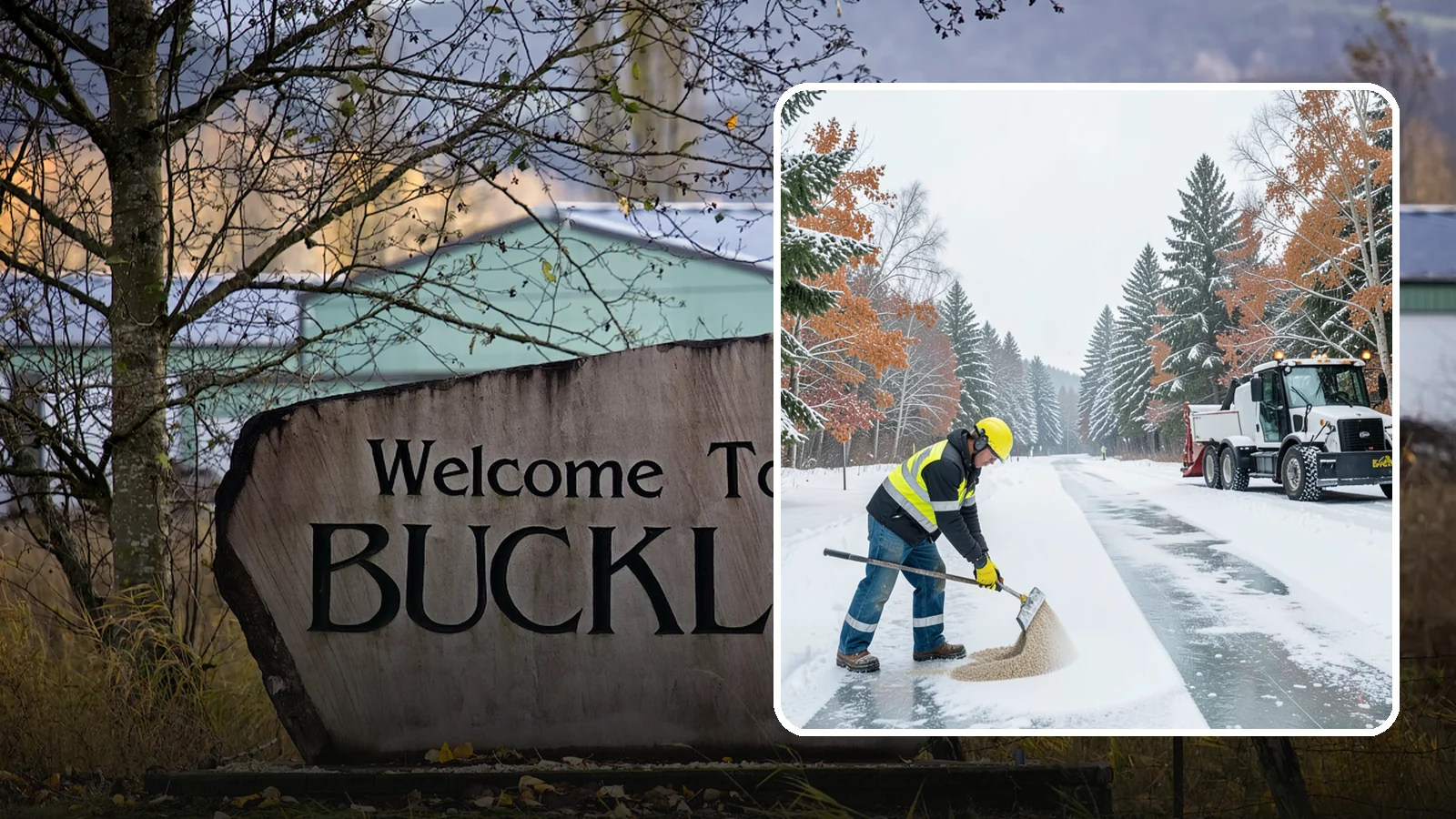 Ice Melt Application in Buckley, Pierce County, WA - Ice melt application dissolves stubborn ice on walkways and entrances using blends matched to Western Washington's near-freezing...