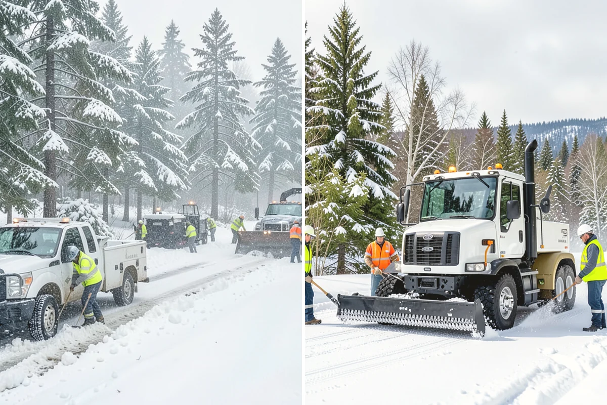 Ice Melt Application in Burien, King County, WA - Match the ice melt blend to the expected overnight low
