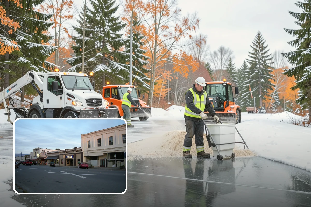 Ice Melt Application in Burlington, Skagit County, WA - Faster contact melt than plain rock salt