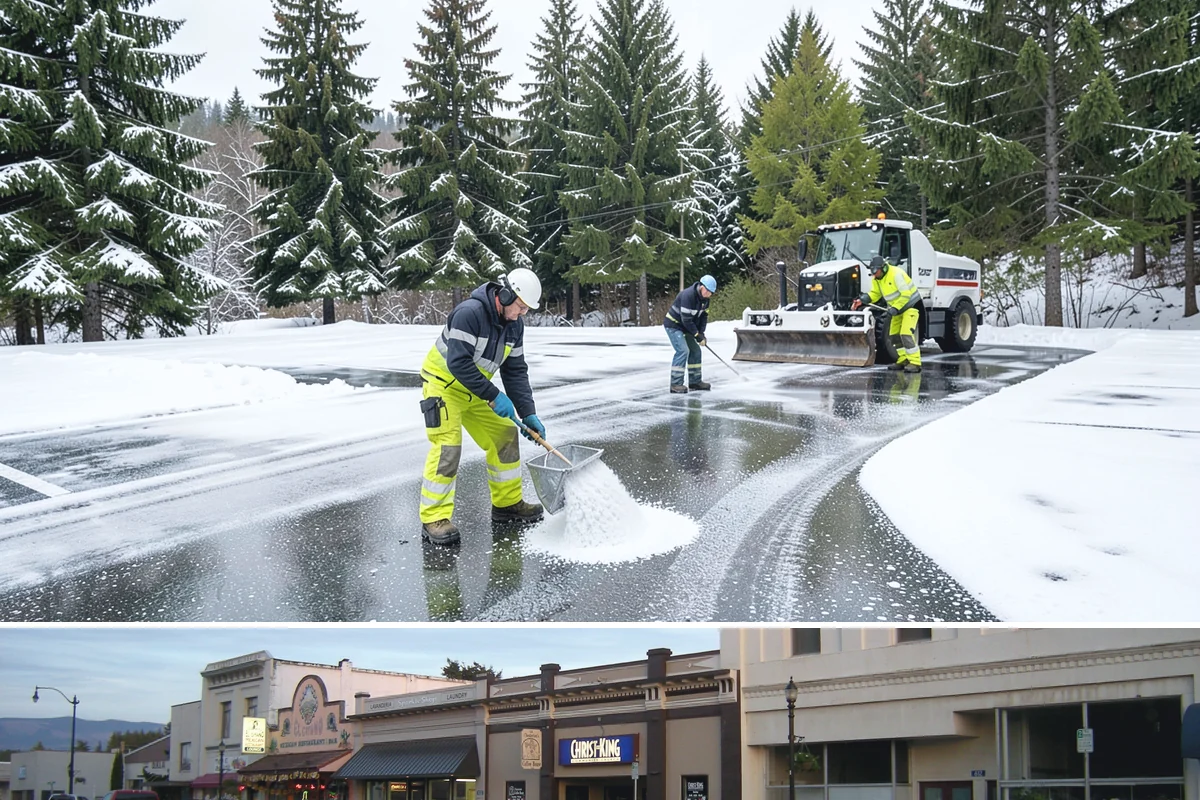 Ice Melt Application in Burlington, Skagit County, WA - Ice melt application is in demand from November through March, especially before weekday mornings when overnight lows dip below...