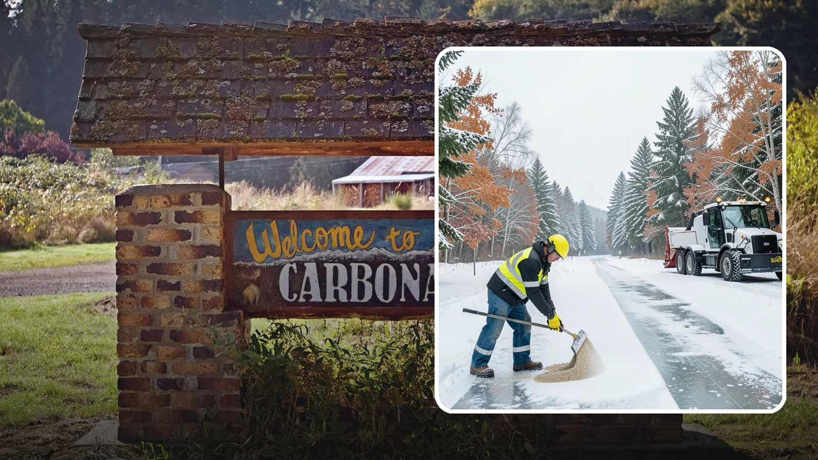 Ice Melt Application in Carbonado, Pierce County, WA - Ice melt application dissolves stubborn ice on walkways and entrances using blends matched to Western Washington's near-freezing...