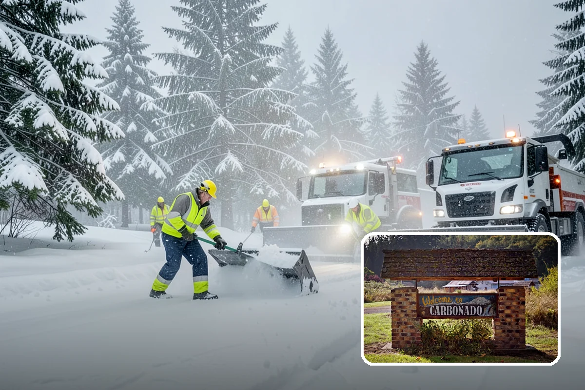 Ice Melt Application in Carbonado, Pierce County, WA - Faster contact melt than plain rock salt
