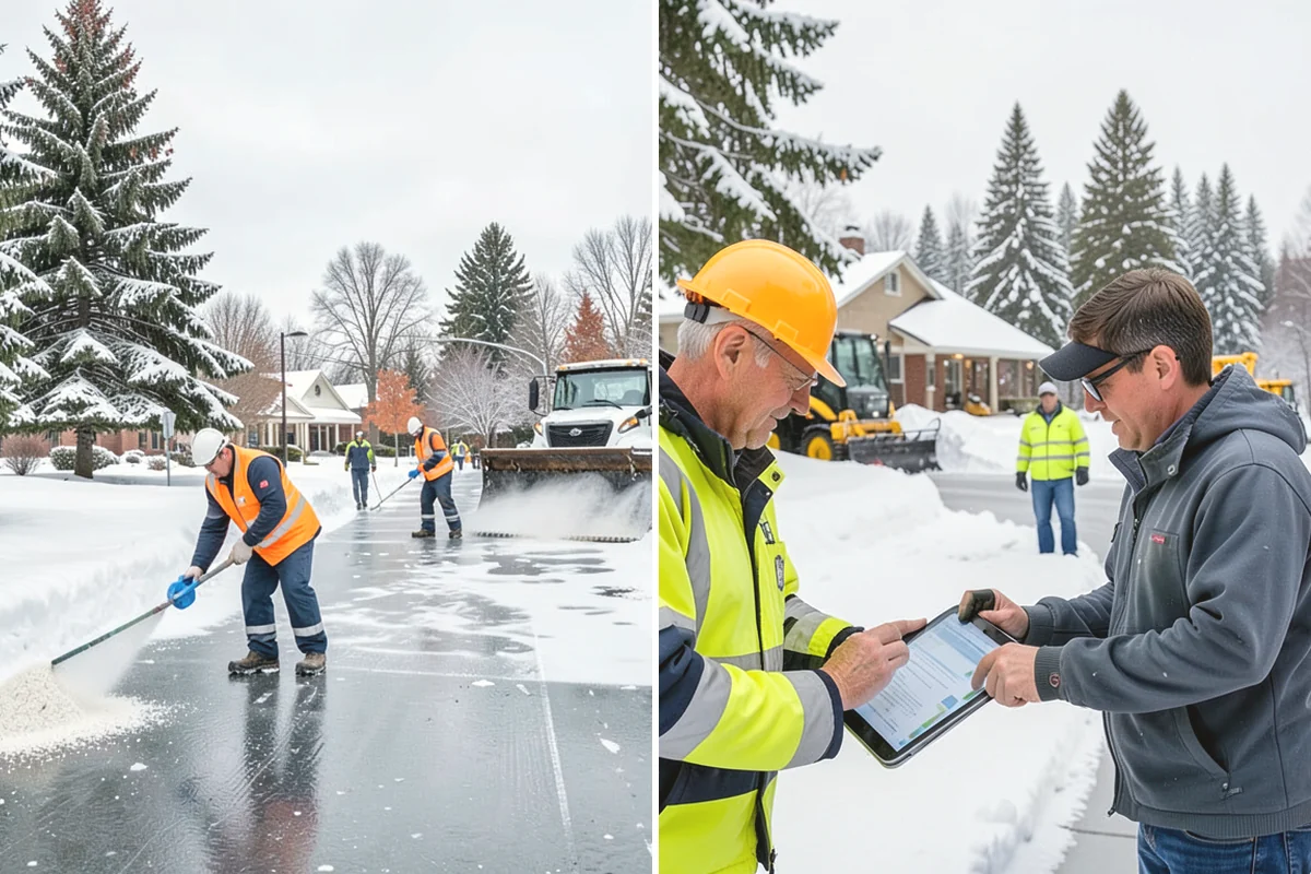 Ice Melt Application in Carbonado, Pierce County, WA - Match the ice melt blend to the expected overnight low