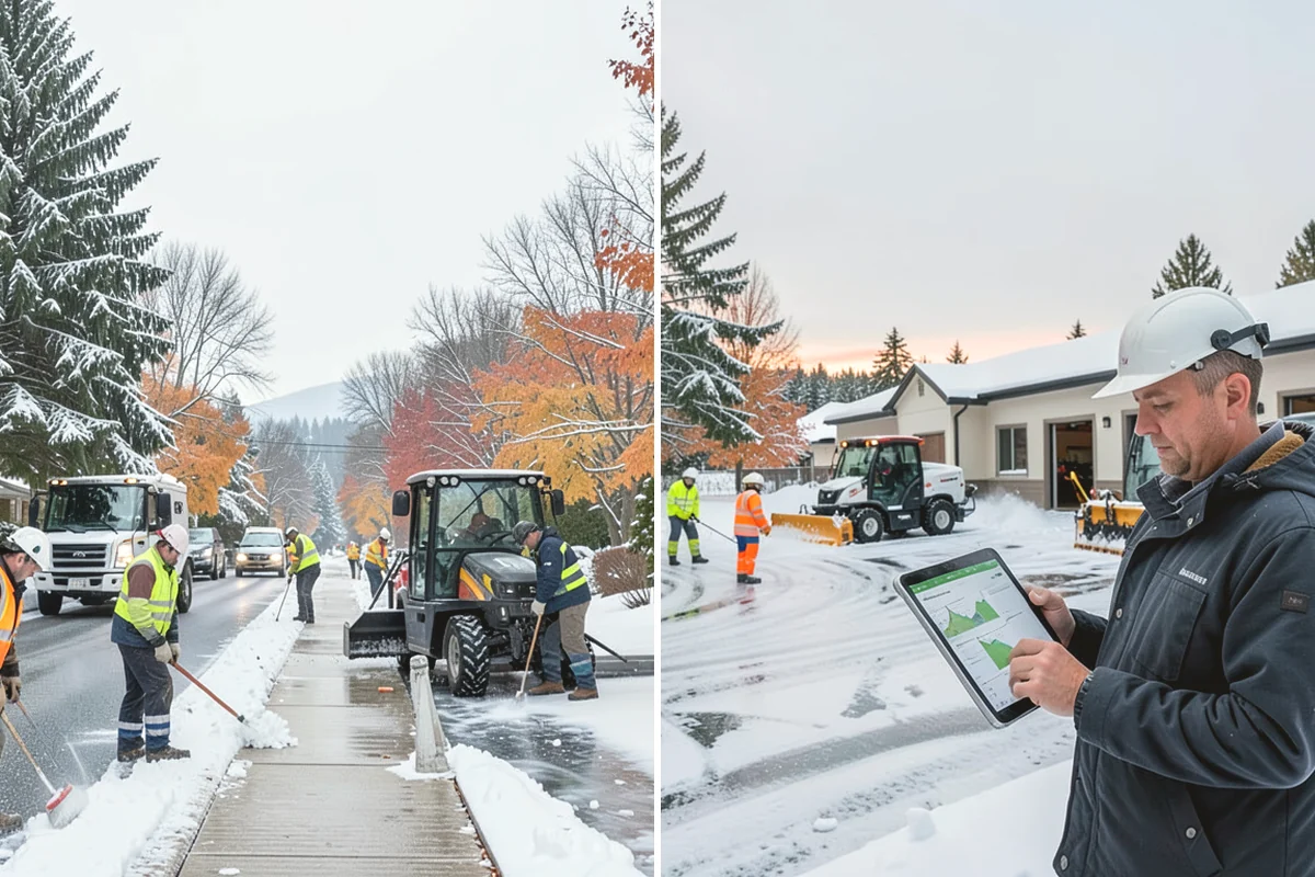 Ice Melt Application in Carnation, King County, WA - Match the ice melt blend to the expected overnight low