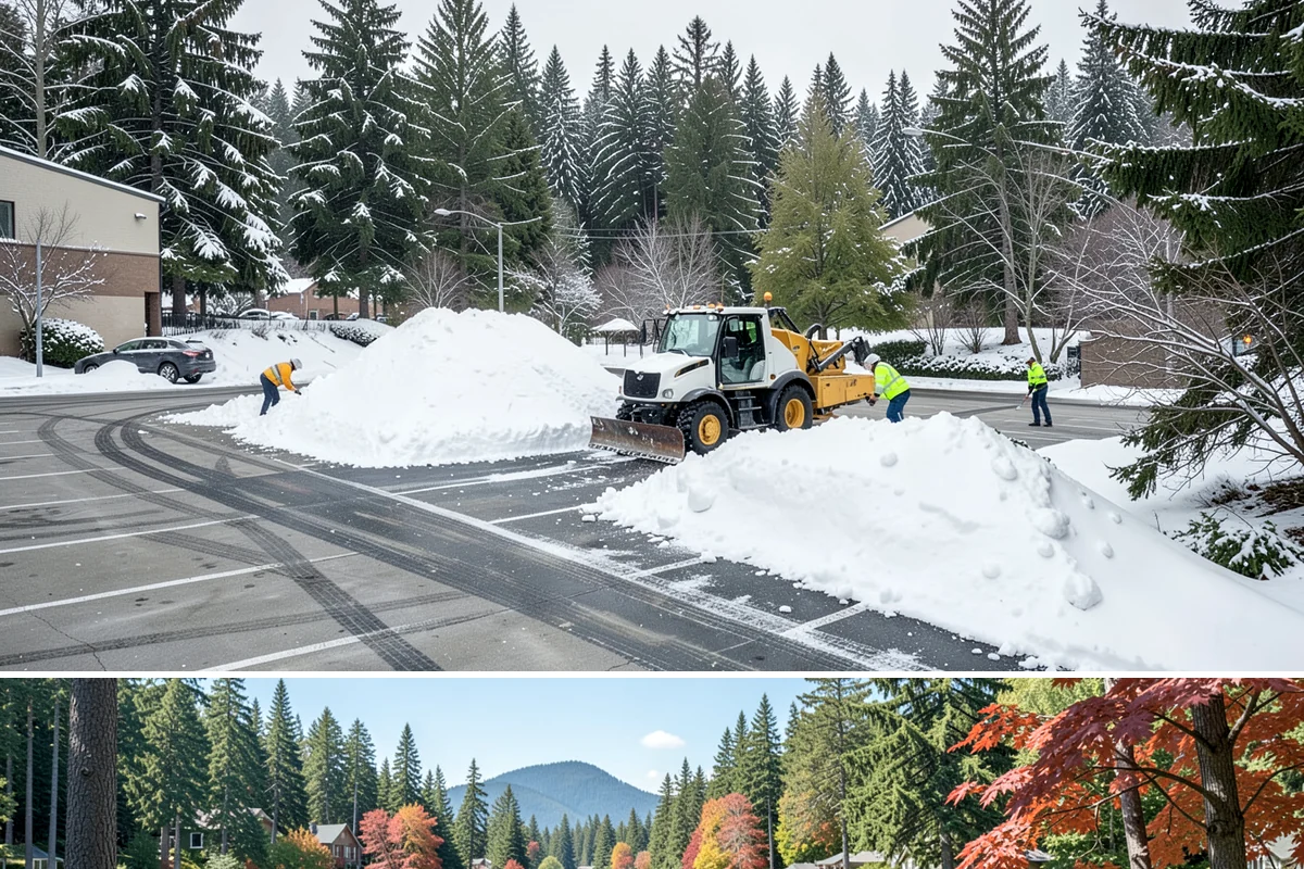Ice Melt Application in Covington, King County, WA - Ice melt application is in demand from November through March, especially before weekday mornings when overnight lows dip below...