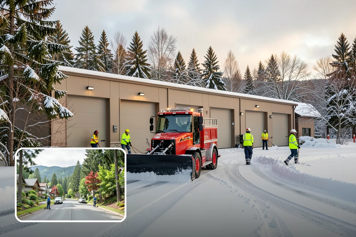 Ice Melt Application in Darrington, Snohomish County, WA - Faster contact melt than plain rock salt