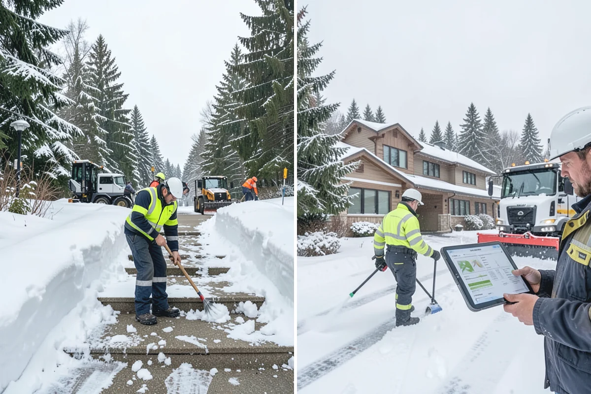 Ice Melt Application in Darrington, Snohomish County, WA - Match the ice melt blend to the expected overnight low