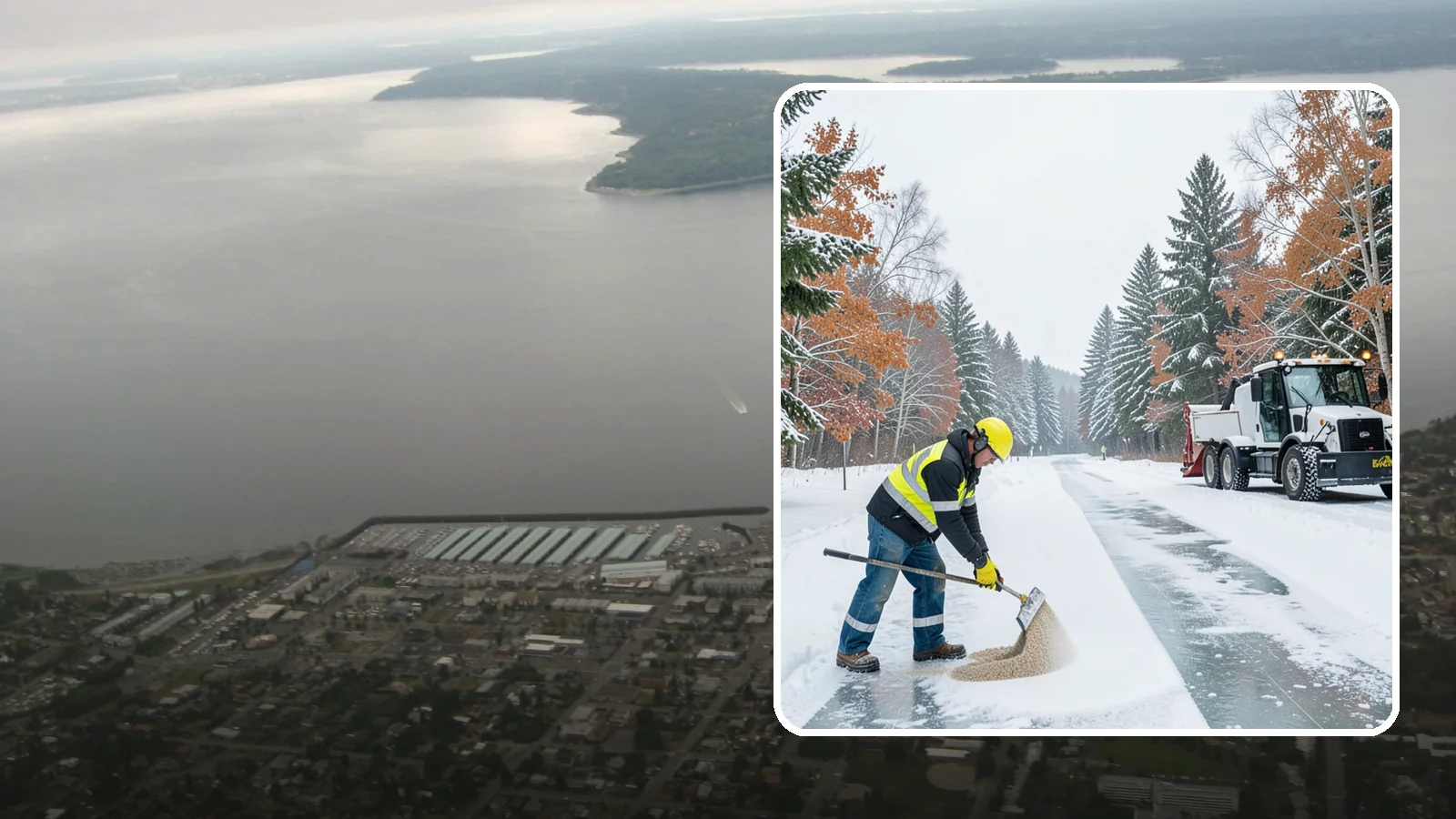 Ice Melt Application in Des Moines, King County, WA - Ice melt application dissolves stubborn ice on walkways and entrances using blends matched to Western Washington's near-freezing...