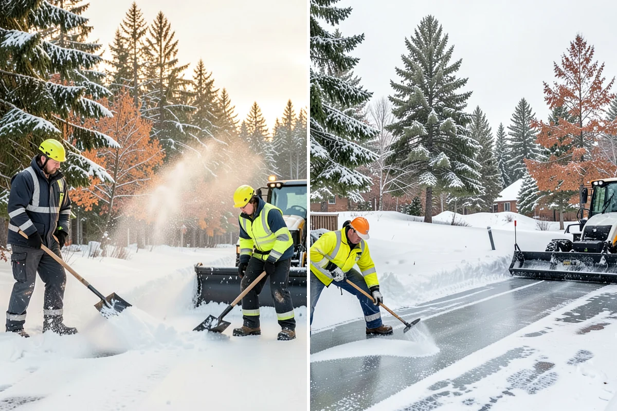 Ice Melt Application in Enumclaw, King County, WA - Match the ice melt blend to the expected overnight low