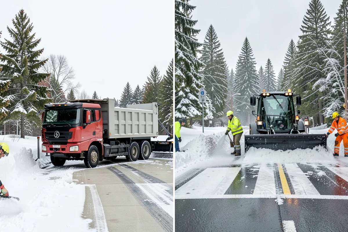 Ice Melt Application in Everett, Snohomish County, WA - Match the ice melt blend to the expected overnight low