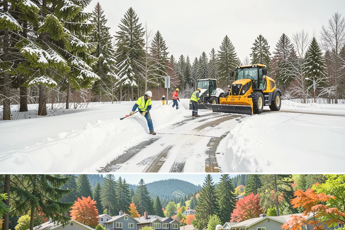 Ice Melt Application in Fircrest, Pierce County, WA - Ice melt application is in demand from November through March, especially before weekday mornings when overnight lows dip below...