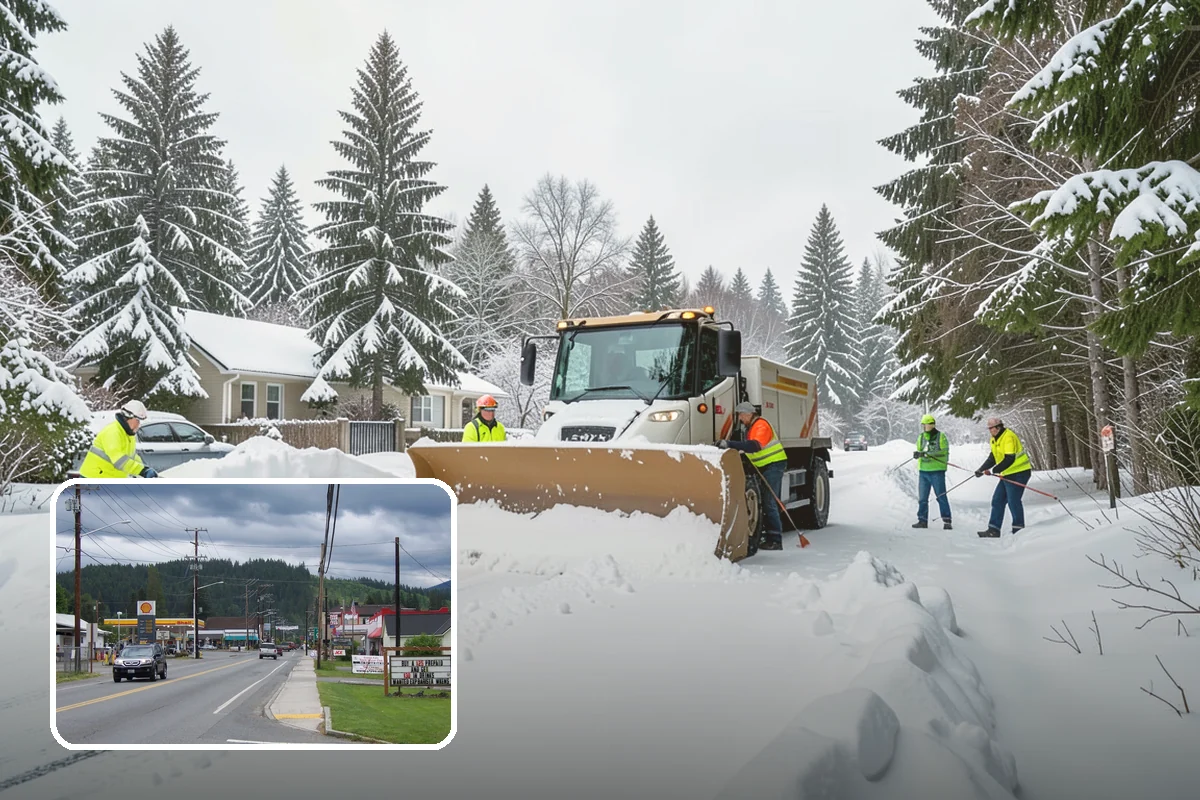 Ice Melt Application in Granite Falls, Snohomish County, WA - Faster contact melt than plain rock salt