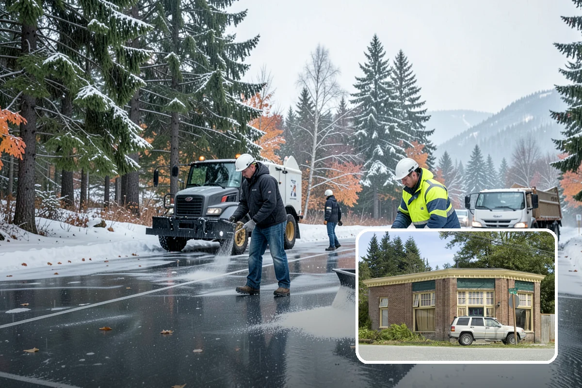 Ice Melt Application in Hamilton, Skagit County, WA - Faster contact melt than plain rock salt