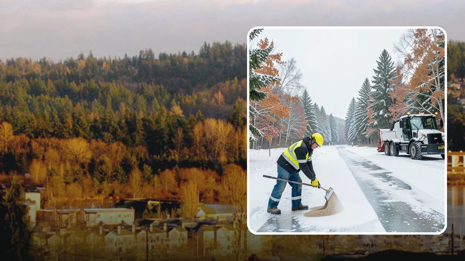 Ice Melt Application in Kenmore, King County, WA - Ice melt application dissolves stubborn ice on walkways and entrances using blends matched to Western Washington's near-freezing...