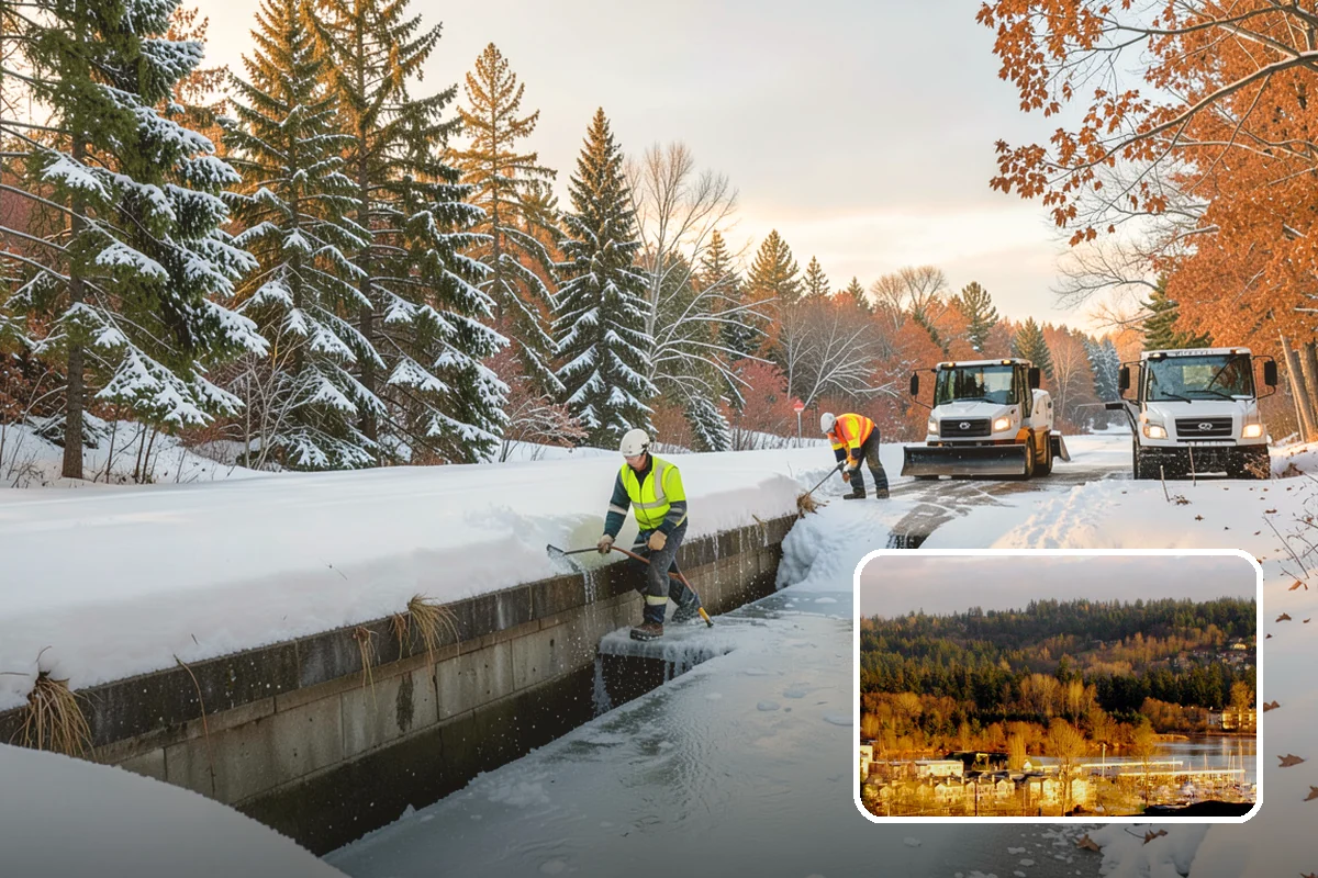 Ice Melt Application in Kenmore, King County, WA - Faster contact melt than plain rock salt