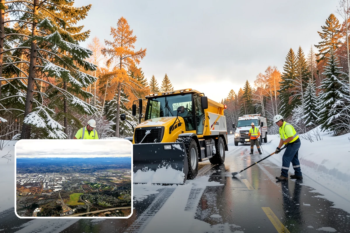 Ice Melt Application in Kent, King County, WA - Faster contact melt than plain rock salt