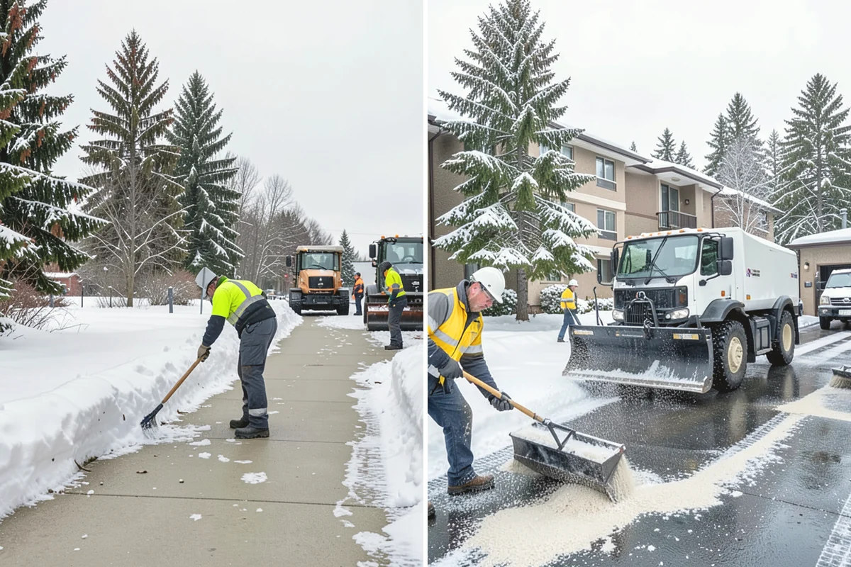 Ice Melt Application in La Conner, Skagit County, WA - Match the ice melt blend to the expected overnight low