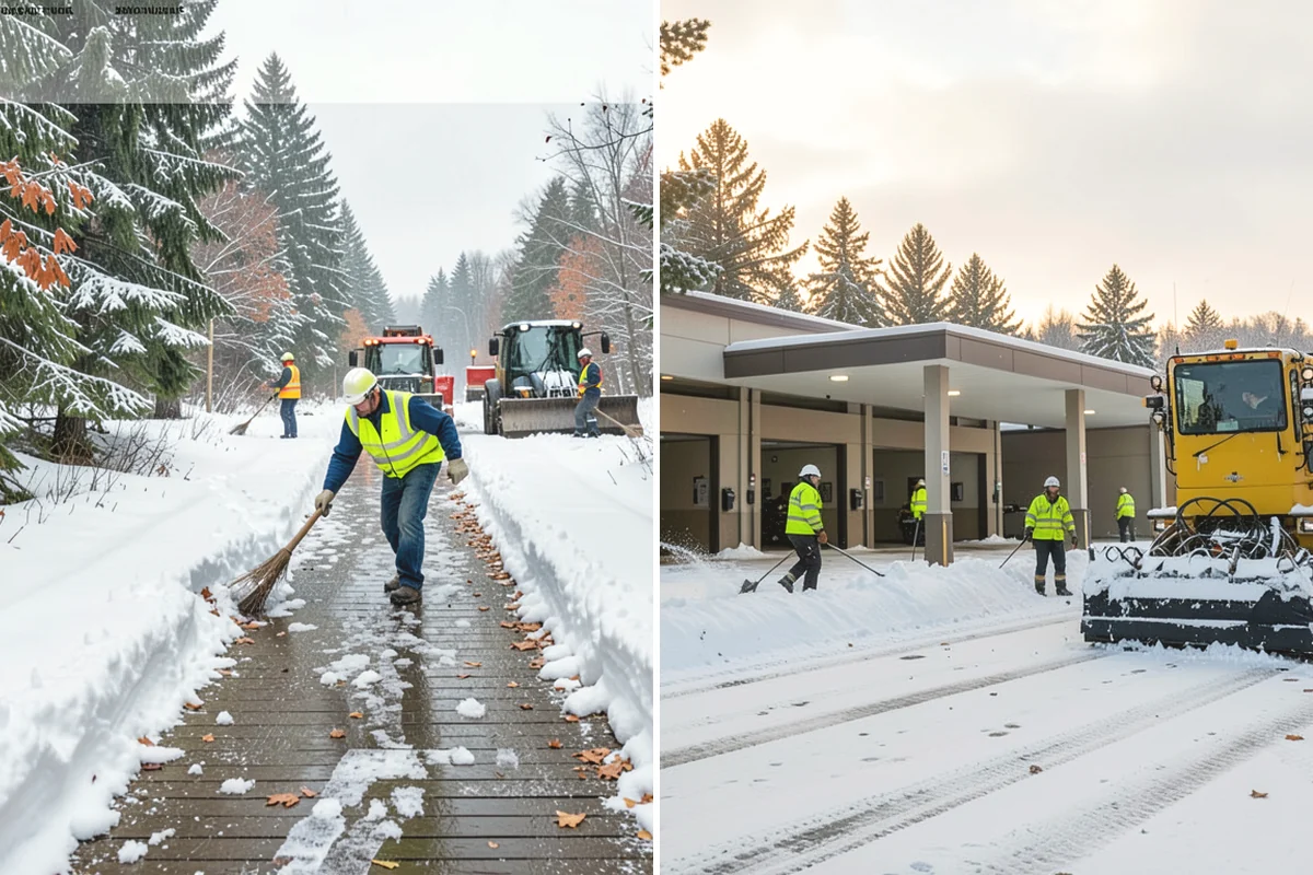 Ice Melt Application in Lake Stevens, Snohomish County, WA - Match the ice melt blend to the expected overnight low