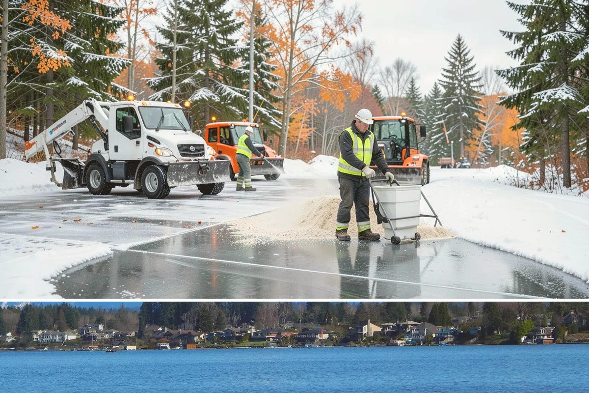 Ice Melt Application in Lake Stevens, Snohomish County, WA - Ice melt application is in demand from November through March, especially before weekday mornings when overnight lows dip below...