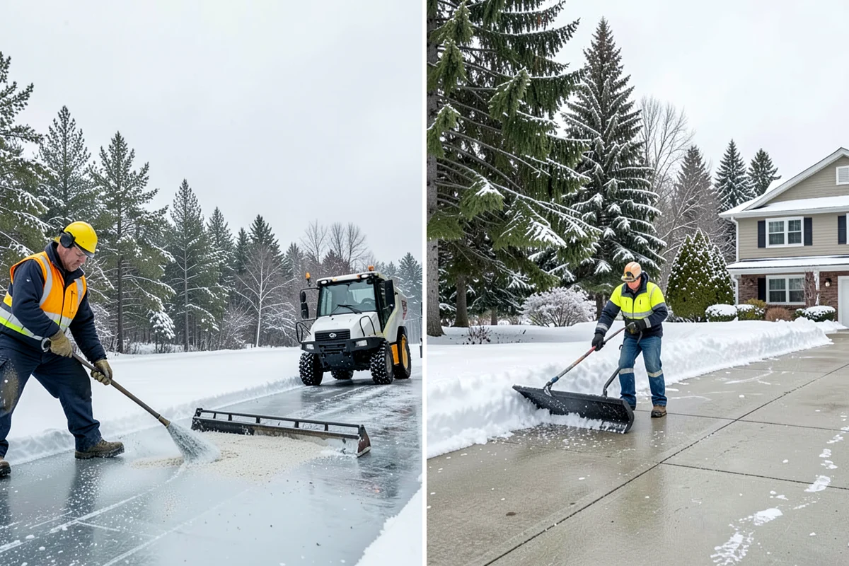 Ice Melt Application in Lakewood, Pierce County, WA - Match the ice melt blend to the expected overnight low