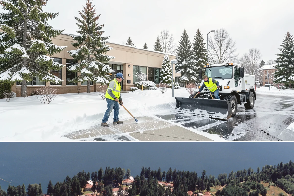 Ice Melt Application in Lakewood, Pierce County, WA - Ice melt application is in demand from November through March, especially before weekday mornings when overnight lows dip below...