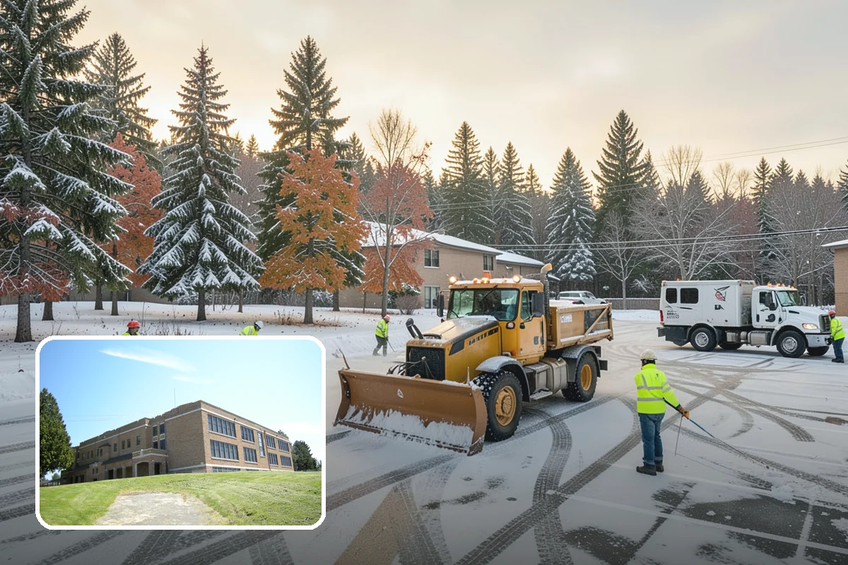 Ice Melt Application in Maple Valley, King County, WA - Faster contact melt than plain rock salt