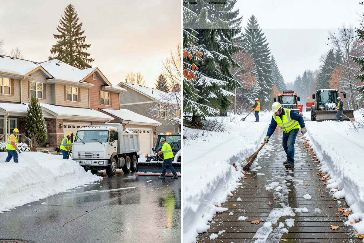 Ice Melt Application in Maple Valley, King County, WA - Match the ice melt blend to the expected overnight low
