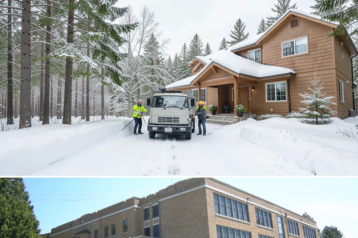 Ice Melt Application in Maple Valley, King County, WA - Ice melt application is in demand from November through March, especially before weekday mornings when overnight lows dip below...