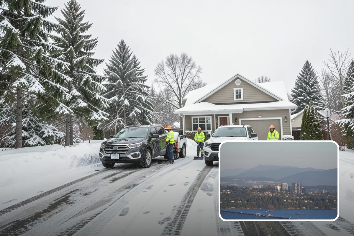 Ice Melt Application in Medina, King County, WA - Faster contact melt than plain rock salt
