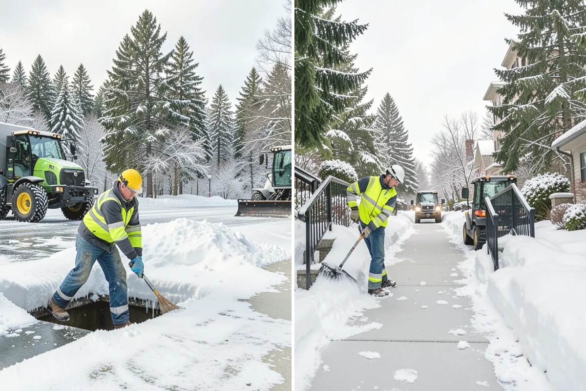Ice Melt Application in Mill Creek, Snohomish County, WA - Match the ice melt blend to the expected overnight low