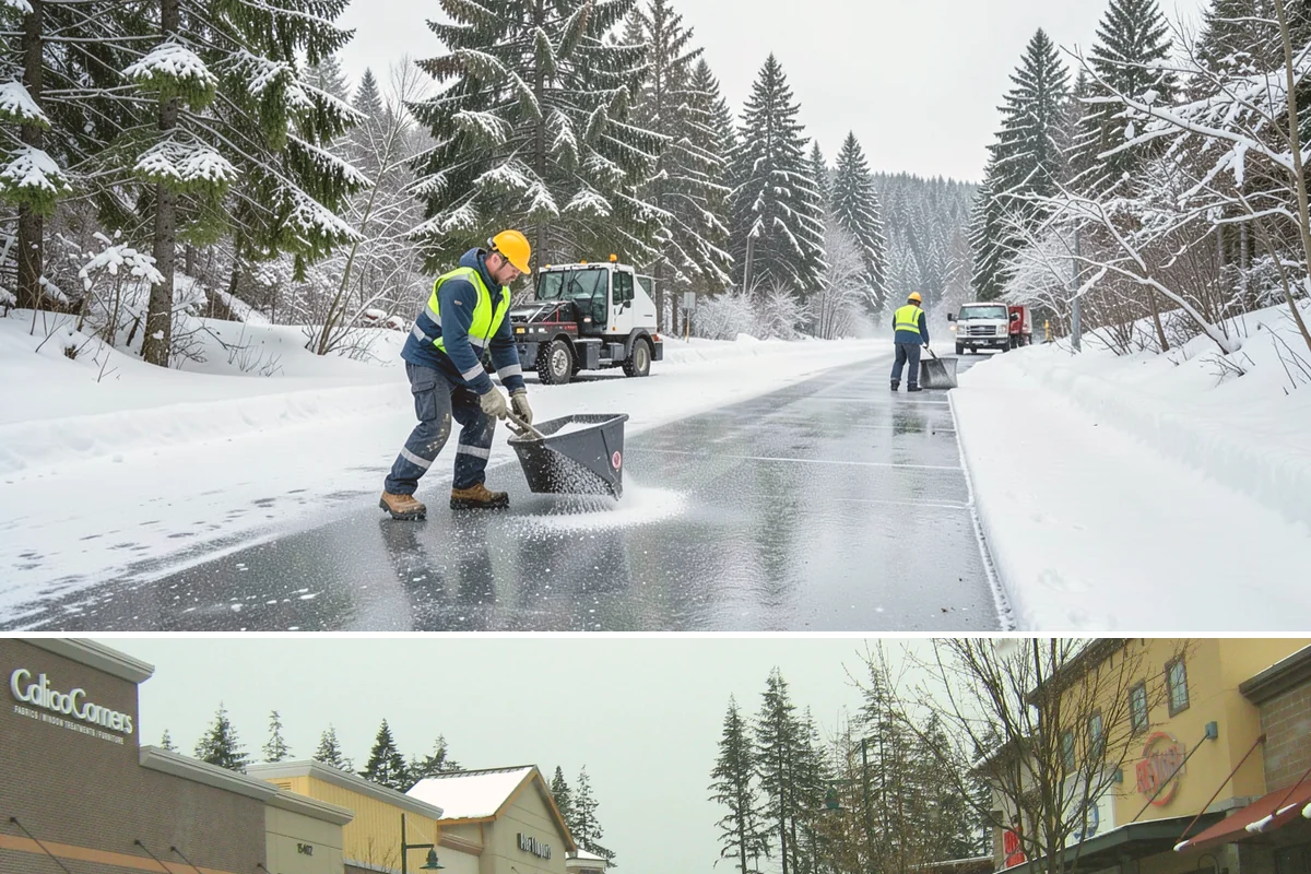 Ice Melt Application in Mill Creek, Snohomish County, WA - Ice melt application is in demand from November through March, especially before weekday mornings when overnight lows dip below...