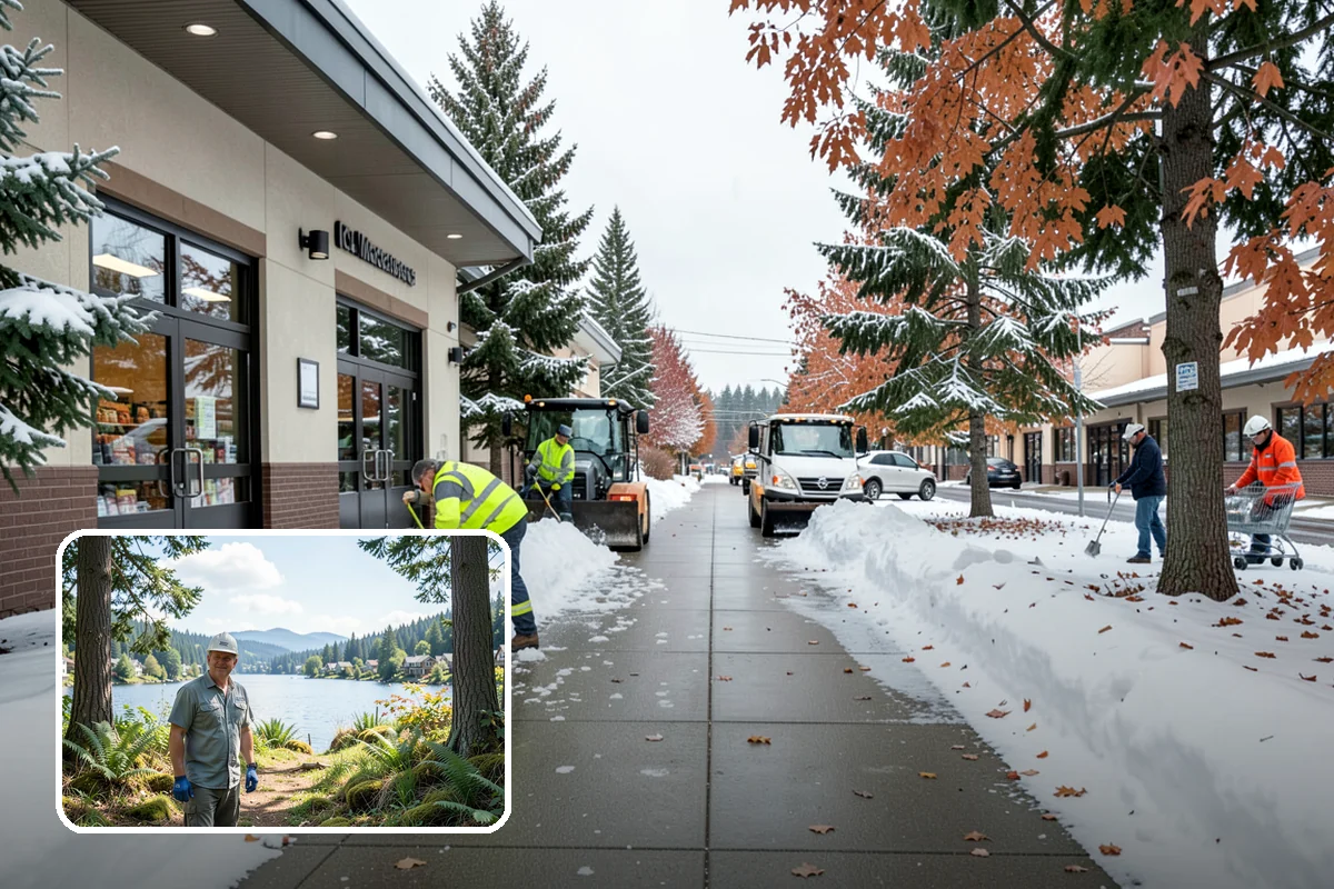 Ice Melt Application in Milton, King County, WA - Faster contact melt than plain rock salt