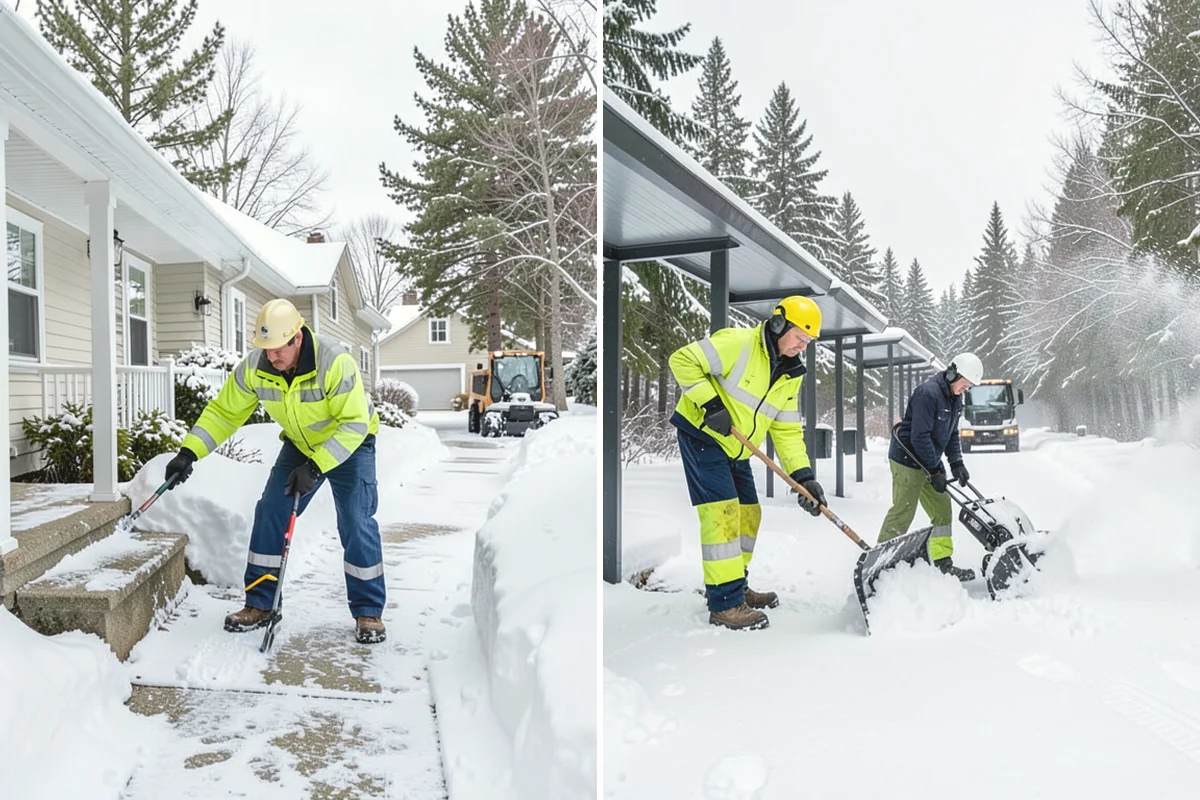 Ice Melt Application in Monroe, Snohomish County, WA - Match the ice melt blend to the expected overnight low